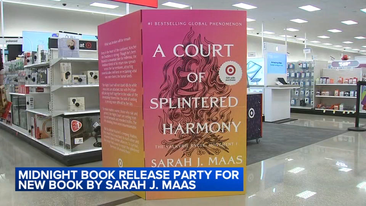 New 'ACOTAR' book 6 released: 'A Court of Splintered Harmony' by Sarah J. Maas is here; how to read series in order
       — ABC7 Chicago (WLS-TV)